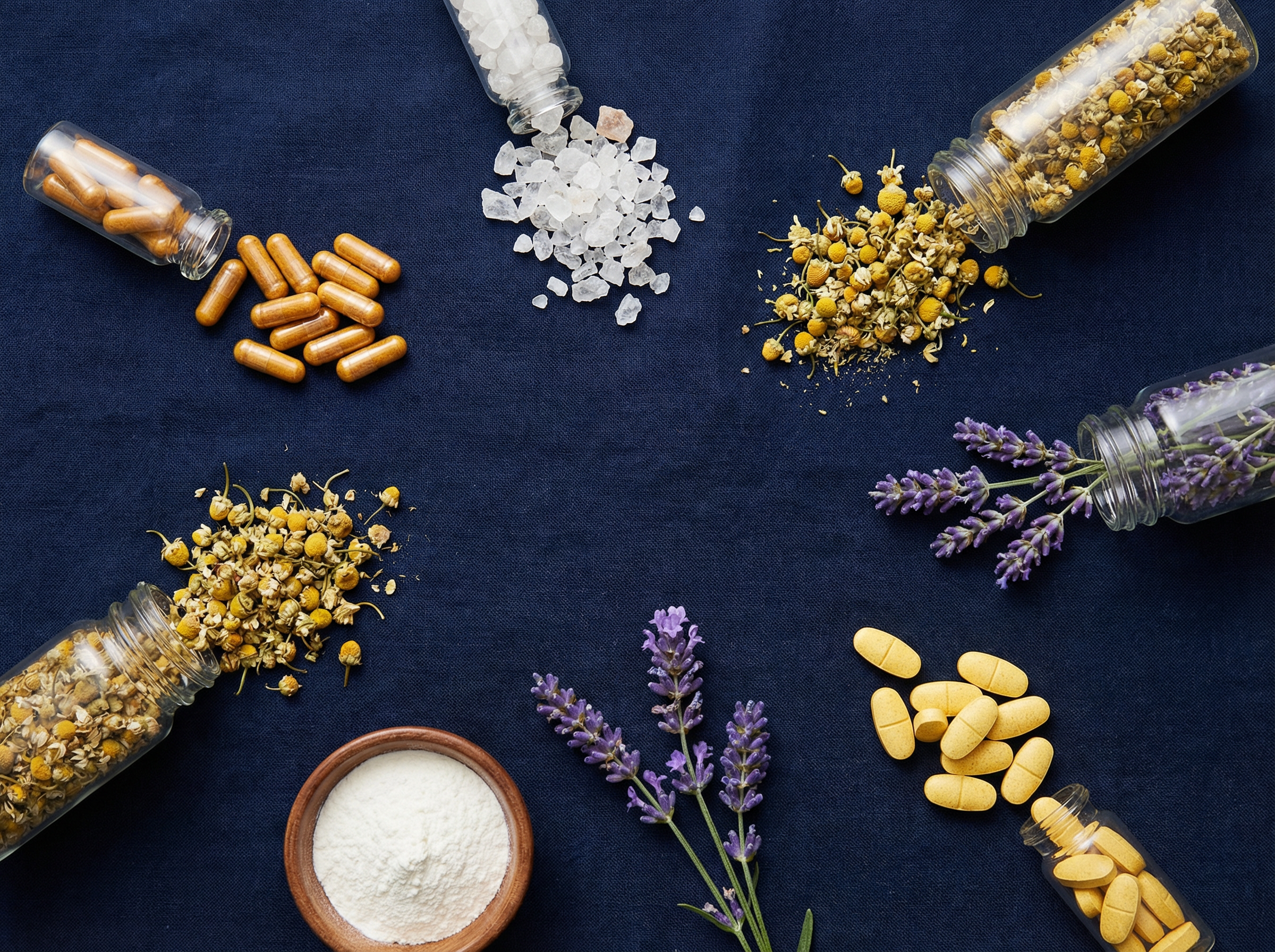 Ingredientes naturais do Soninho